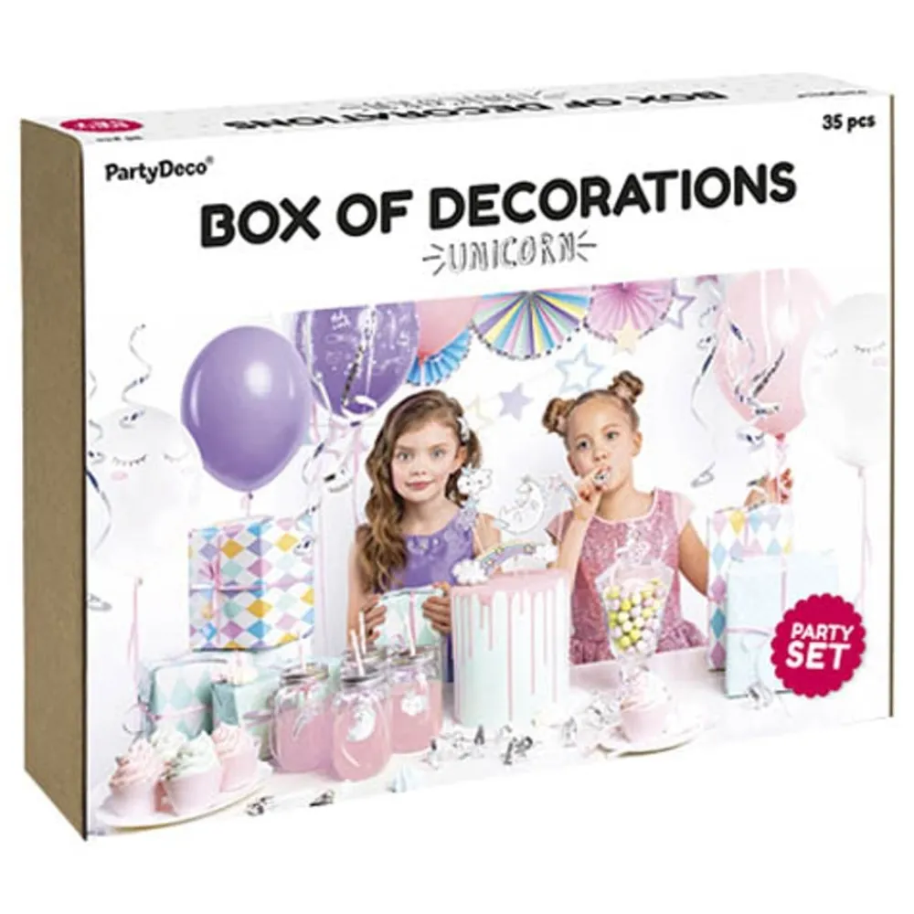 Clearance PartyDeco sp. z o.o. Dekorationspakke Unicorn