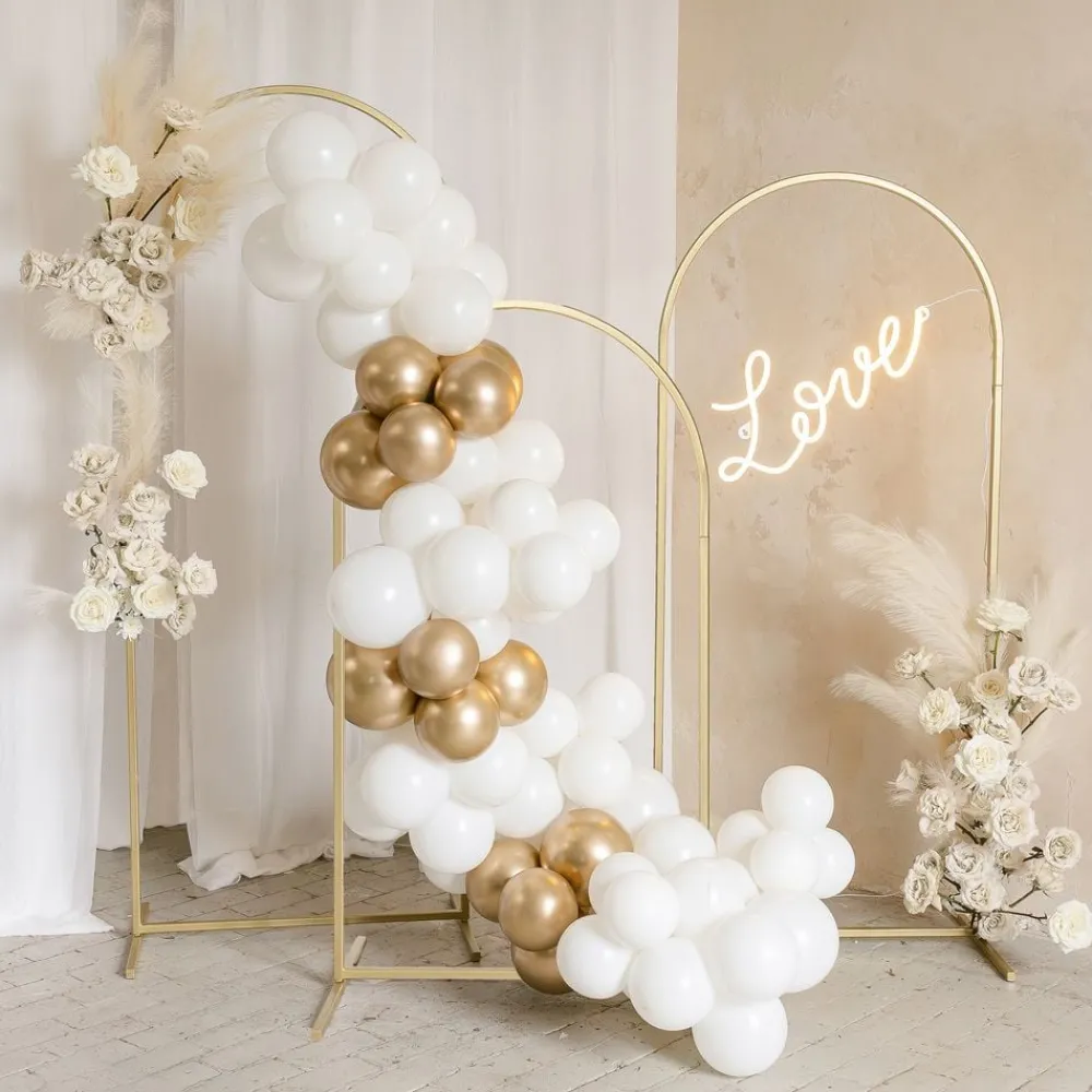 PartyDeco sp. z o.o. Dekorationsstativ Bue Guld - Balloner