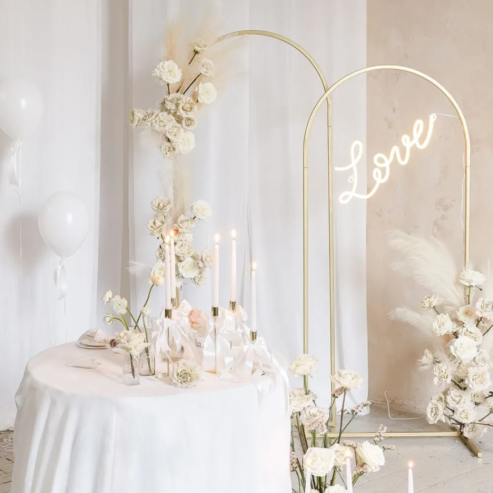 PartyDeco sp. z o.o. Dekorationsstativ Bue Guld - Balloner