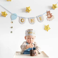 Clearance PartyDeco sp. z o.o. Dekorationssæt til Stol Teddybjørn med Krone