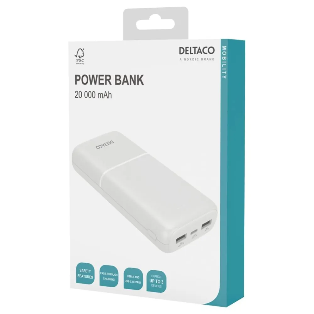 Aurdel Sweden AB Deltaco Powerbank - Hobby & Fritid|Teknik