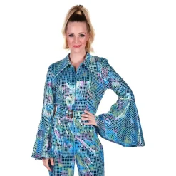 Thetru B.V. Disco Jumpsuit Turkis Farveskiftende Kostume