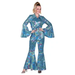 Thetru B.V. Disco Jumpsuit Turkis Farveskiftende Kostume