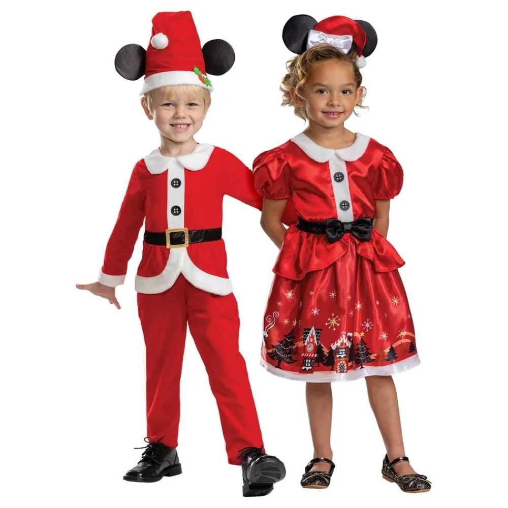 Jakks Europe B.V. Disney Mickey Mouse Julemand Børnekostume - Udklædningskostumer|Kostumetema