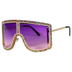 Wilbers Karnaval B.V. Diva Briller med Strass Lilla/Multi - Tilbehør|Accessories