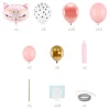 Discount PartyDeco sp. z o.o. DIY Ballonfigur Kat Lyserød
