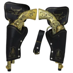 Clearance Fiestas Guirca, S.L Dobbelt hylster med pistol