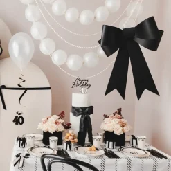PartyDeco sp. z o.o. Dørdekoration Sløjfe Sort DIY - Oppyntning|Hjem & Husholdning