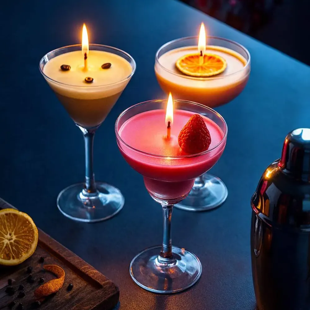 New Mikamax B.V. Duftlys Cocktailglas