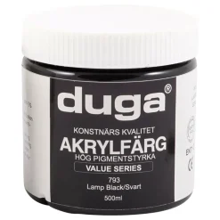 Discount Dynäs Import AB Duga Akrylmaling Sort