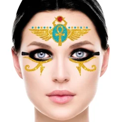 Fiestas Guirca, S.L Egyptisk Farao Selvklæbende Makeup - Accessories|Sminke