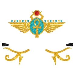 Fiestas Guirca, S.L Egyptisk Farao Selvklæbende Makeup - Accessories|Sminke