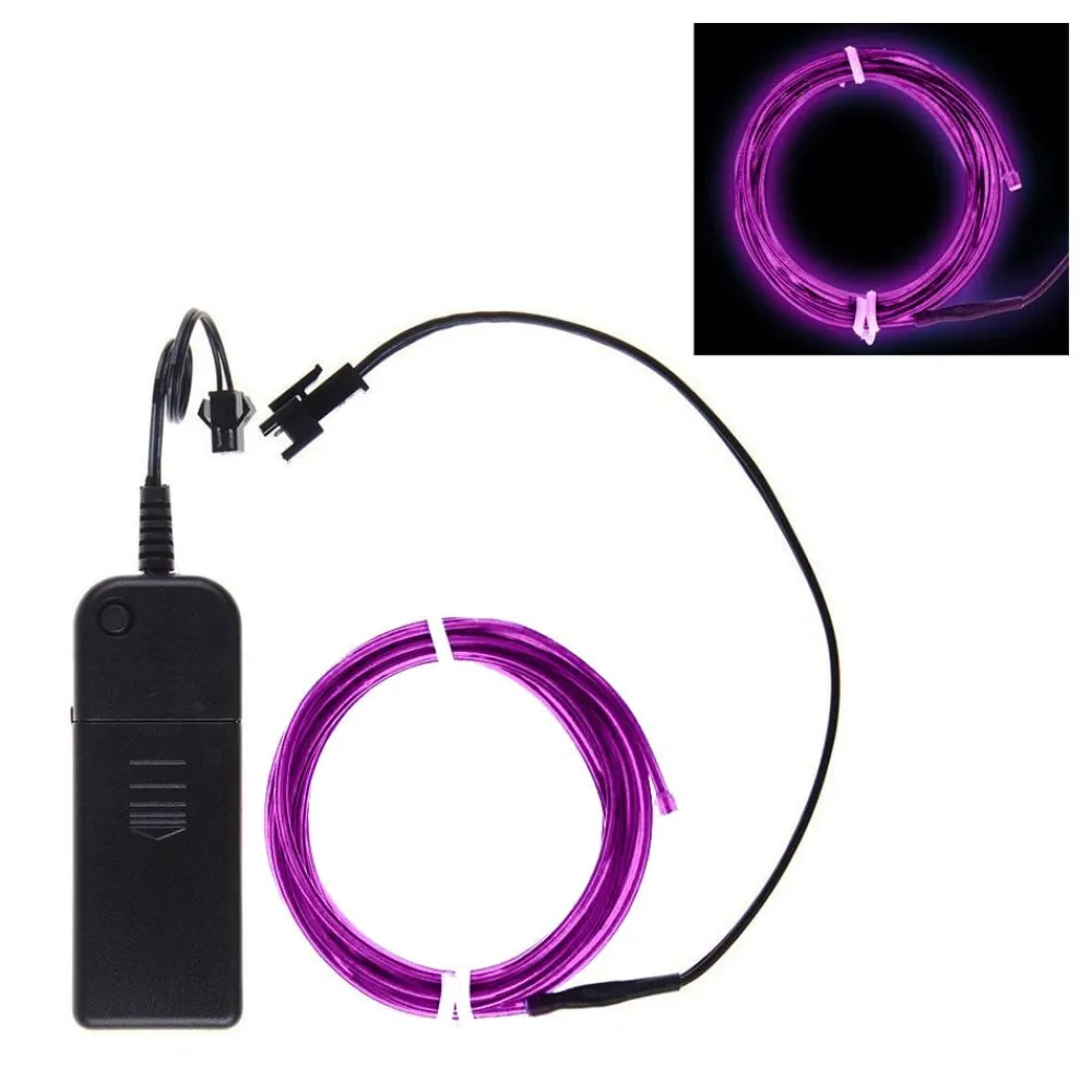 Partyking AB El Wire Batteridreven LED-kæde - Hobby & Fritid|Oppyntning