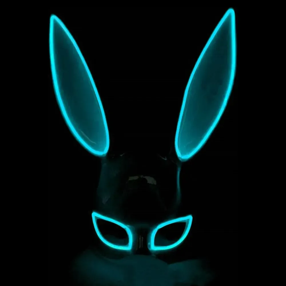 Outlet Partyking AB EL Wire Kanin LED Maske