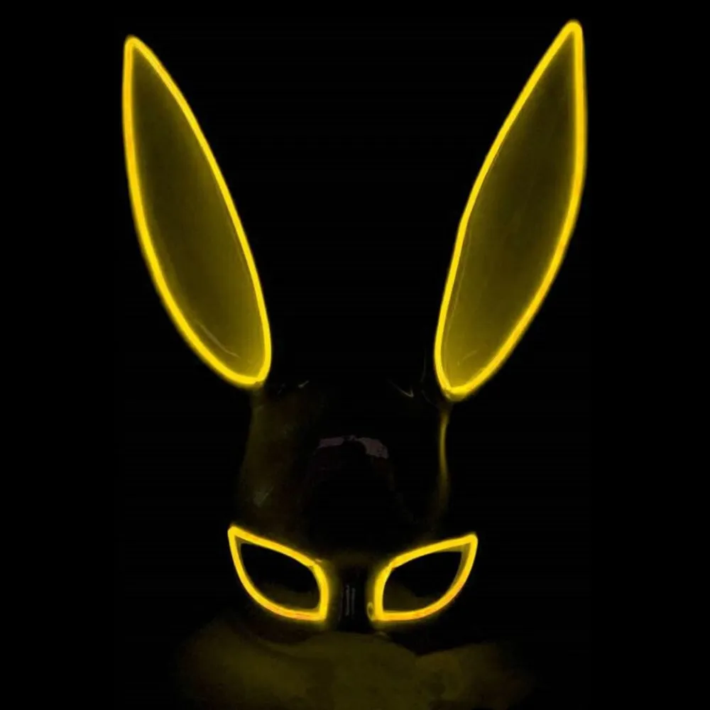 Outlet Partyking AB EL Wire Kanin LED Maske
