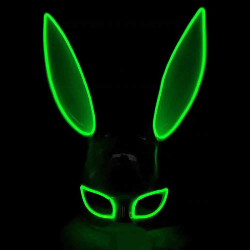 Outlet Partyking AB EL Wire Kanin LED Maske