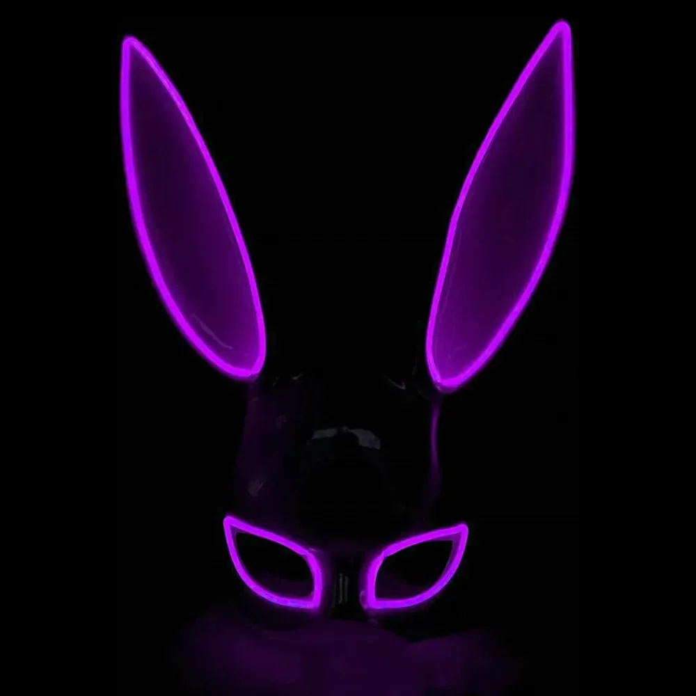 Outlet Partyking AB EL Wire Kanin LED Maske
