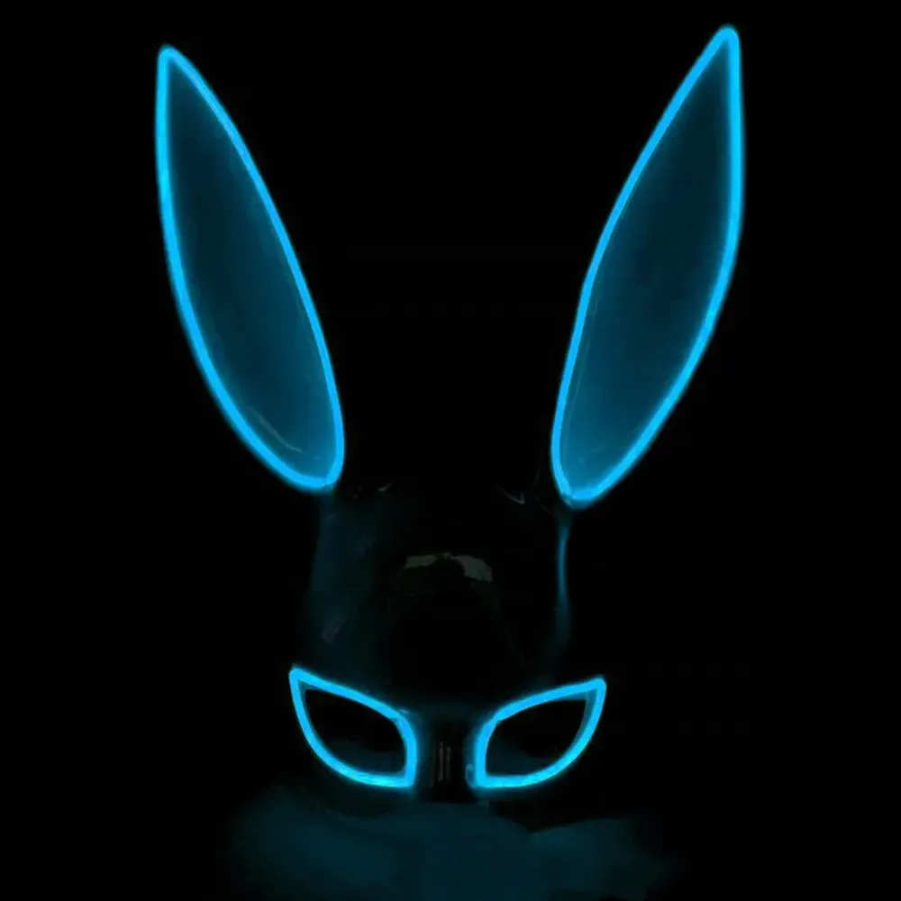 Outlet Partyking AB EL Wire Kanin LED Maske