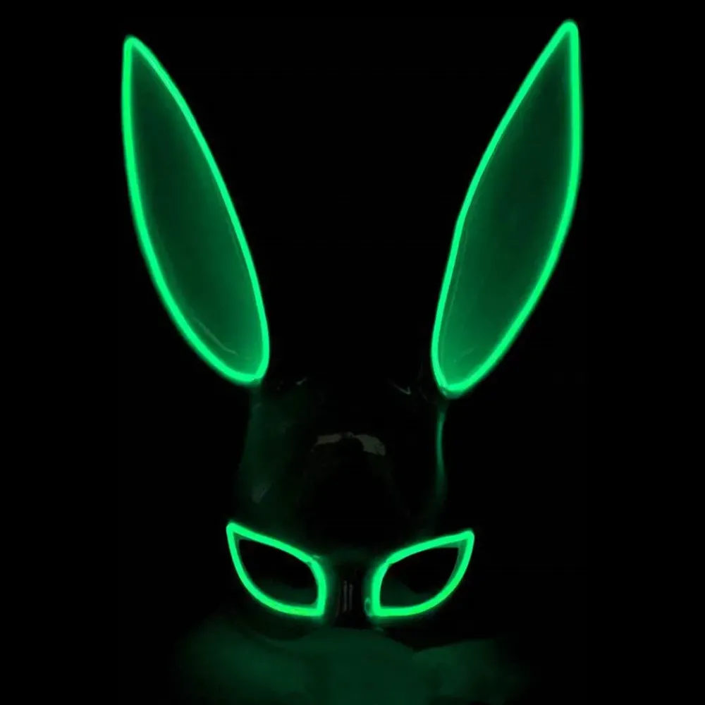 Outlet Partyking AB EL Wire Kanin LED Maske