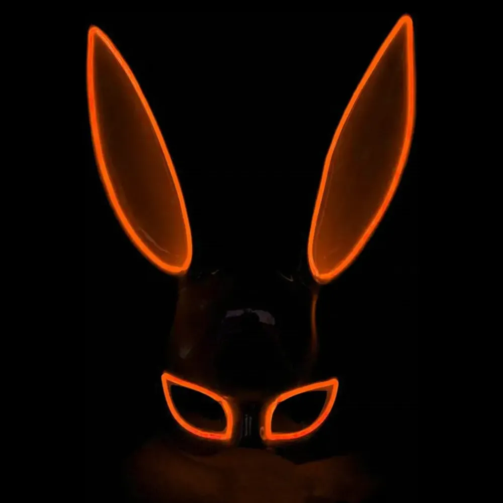 Outlet Partyking AB EL Wire Kanin LED Maske
