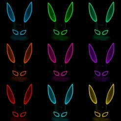 Outlet Partyking AB EL Wire Kanin LED Maske