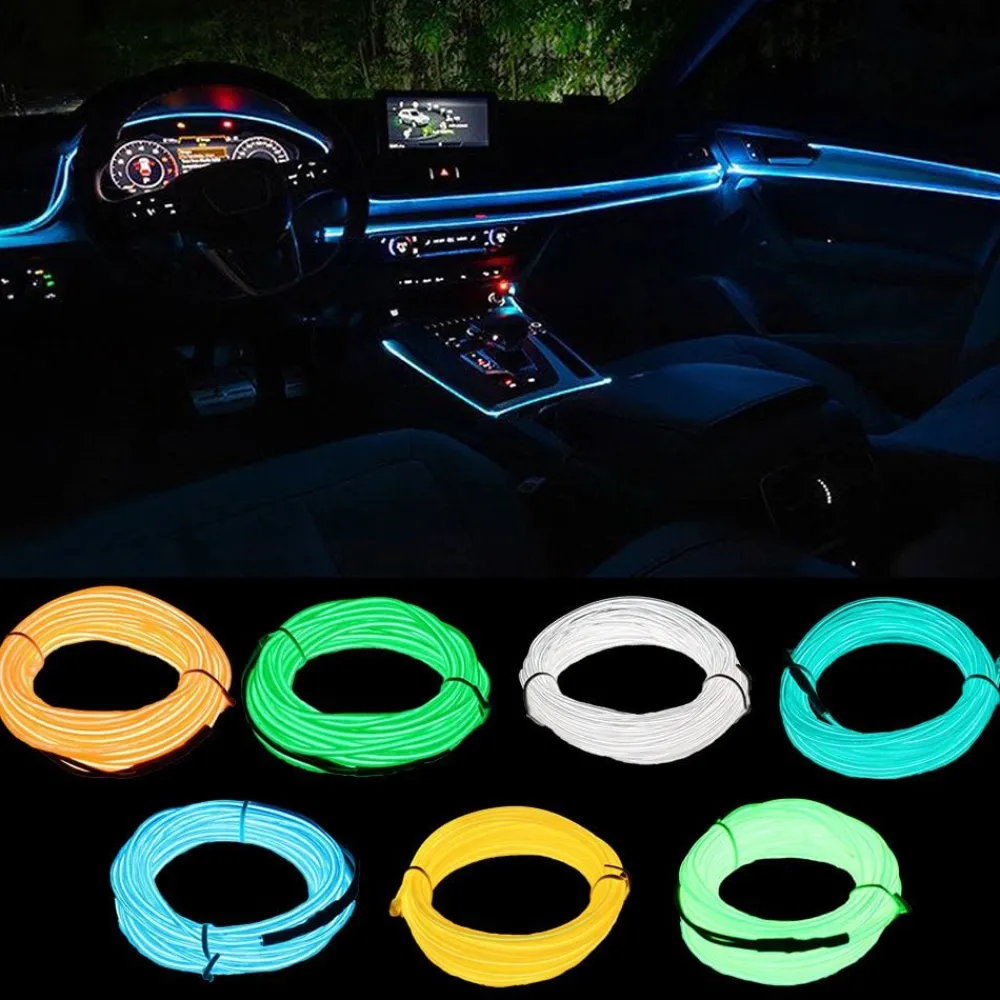 Discount Partyking AB EL Wire LED-Kæde til Bilen