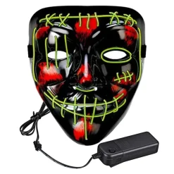 Partyking AB El Wire Purge 2 LED Maske - Merchandise|Masker
