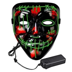 Partyking AB El Wire Purge 2 LED Maske - Merchandise|Masker