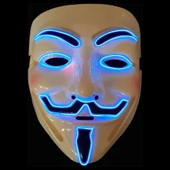 Outlet Partyking AB EL Wire V For Vendetta LED Maske