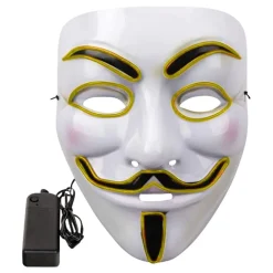 Outlet Partyking AB EL Wire V For Vendetta LED Maske