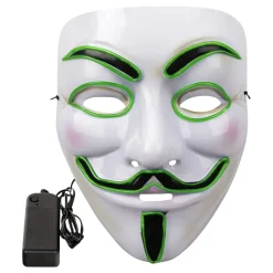 Outlet Partyking AB EL Wire V For Vendetta LED Maske
