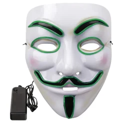 Outlet Partyking AB EL Wire V For Vendetta LED Maske