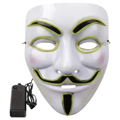Outlet Partyking AB EL Wire V For Vendetta LED Maske