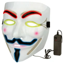 Outlet Partyking AB EL Wire V For Vendetta LED Maske