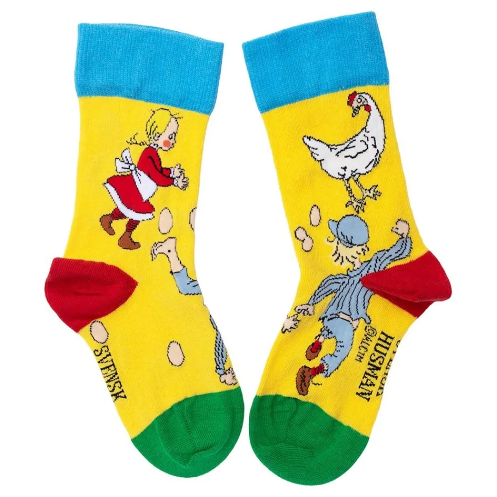 Clearance Svensk Husman Socks AB Emil fra Lønneberg™ På Æggejagt Strømper til Børn