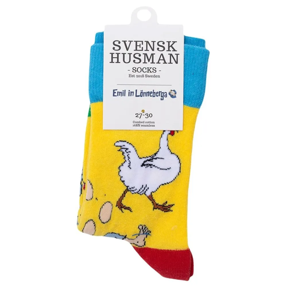 Clearance Svensk Husman Socks AB Emil fra Lønneberg™ På Æggejagt Strømper til Børn