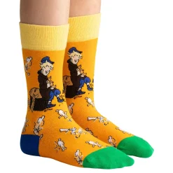 New Svensk Husman Socks AB Emil i Lönneberga™ Snickerboa Strømper til Børn Gaveæske