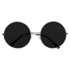 Partyking AB 70'er Briller Sorte - Tilbehør|Accessories