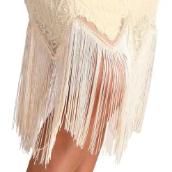 Discount Thetru B.V. 20'er Gatsby Kjole Elfenben Kostume Deluxe
