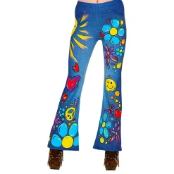 Widmann S.r.l. 70'er Hippie Bukser Dame - Tilbehør|Kostumetema