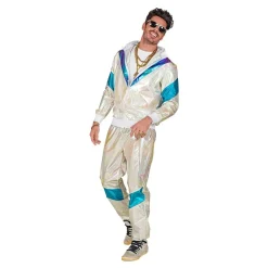 Widmann S.r.l. 80'er Holographic Tracksuit Kostume - Udklædningskostumer|Kostumetema