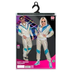 Widmann S.r.l. 80'er Holographic Tracksuit Kostume - Udklædningskostumer|Kostumetema