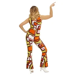 Widmann S.r.l. 70'er Jumpsuit Dame Kostume - Udklædningskostumer|Kostumetema