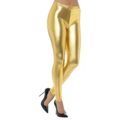 Sale Rubies Netherland B.V. 80'er Metallic Disco Leggings Guld