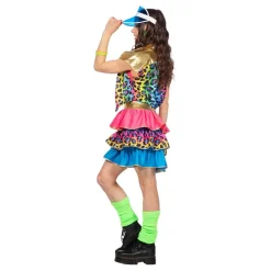 Discount Wilbers Karnaval B.V. 80'er Neon Leopard Dame Kostume