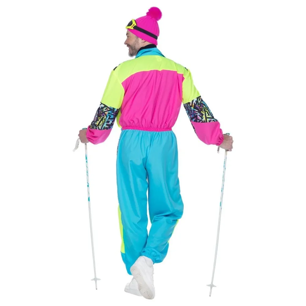 Hot Wilbers Karnaval B.V. 80'er Neon Skidragts Kostume
