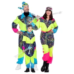 Hot Wilbers Karnaval B.V. 80'er Neon Skidragts Kostume