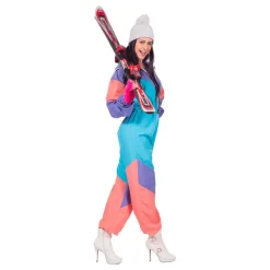 New Wilbers Karnaval B.V. 80'erne Retro Skidragt Damekostume