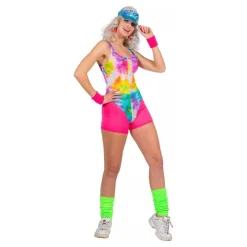 Clearance Wilbers Karnaval B.V. 80'ernes Aerobic Bodysuit Kostume