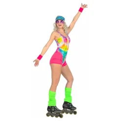 Clearance Wilbers Karnaval B.V. 80'ernes Aerobic Bodysuit Kostume